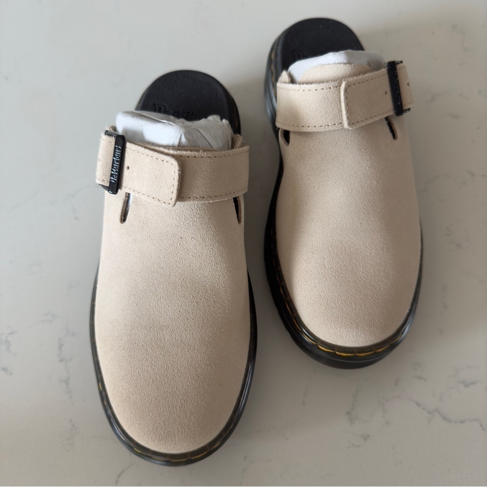 Dr. Martens CARLSON SUEDE CASUAL SLINGBACK MULES NIB Size: 6 - Picture 2 of 6